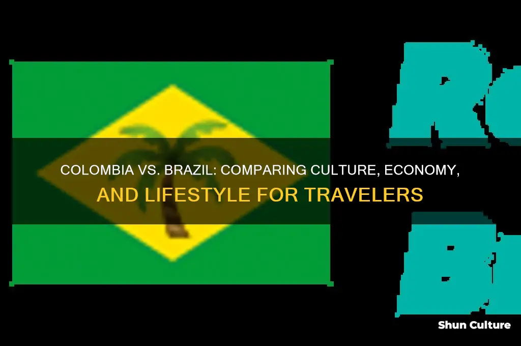 which country is better colombia or brazil