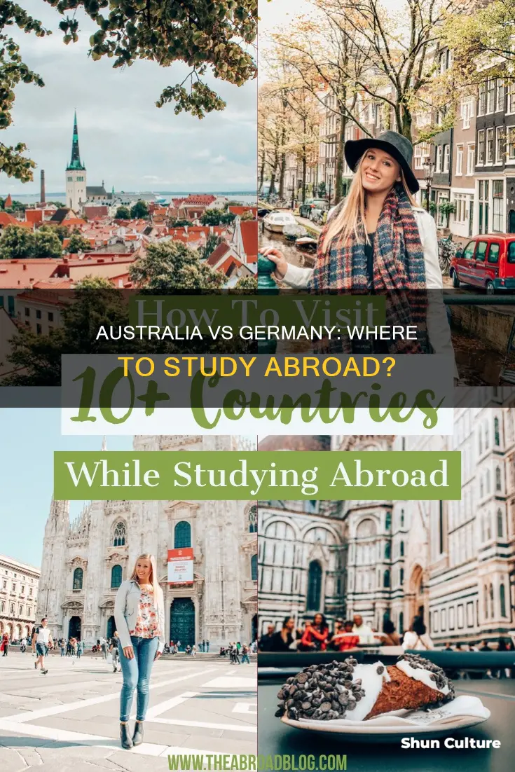 which country is better for study australia or germany
