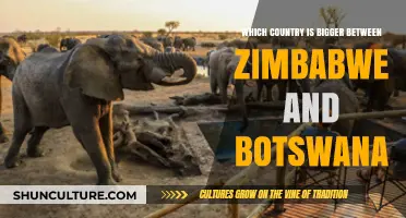 Zimbabwe vs. Botswana: Comparing Land Size and Geographic Scale