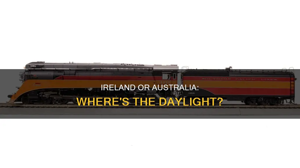 which country is in daylight ireland or australia