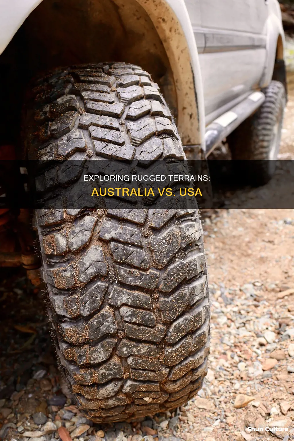 which country is more rugged australia or usa