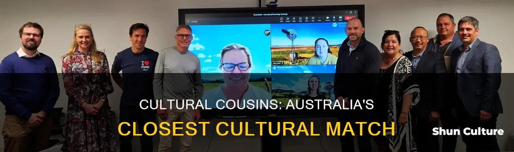 which country is most culturally similar to australia