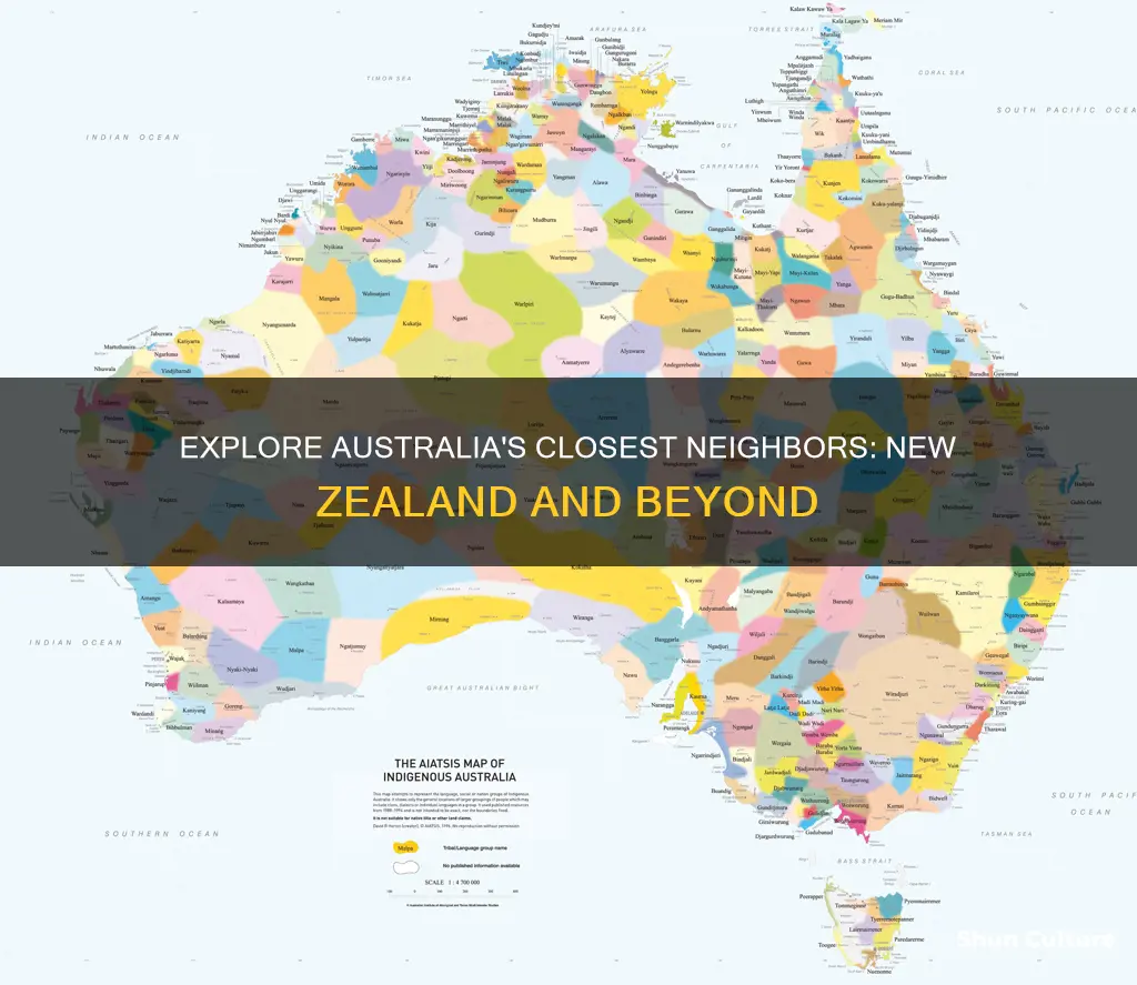 which country is near australia