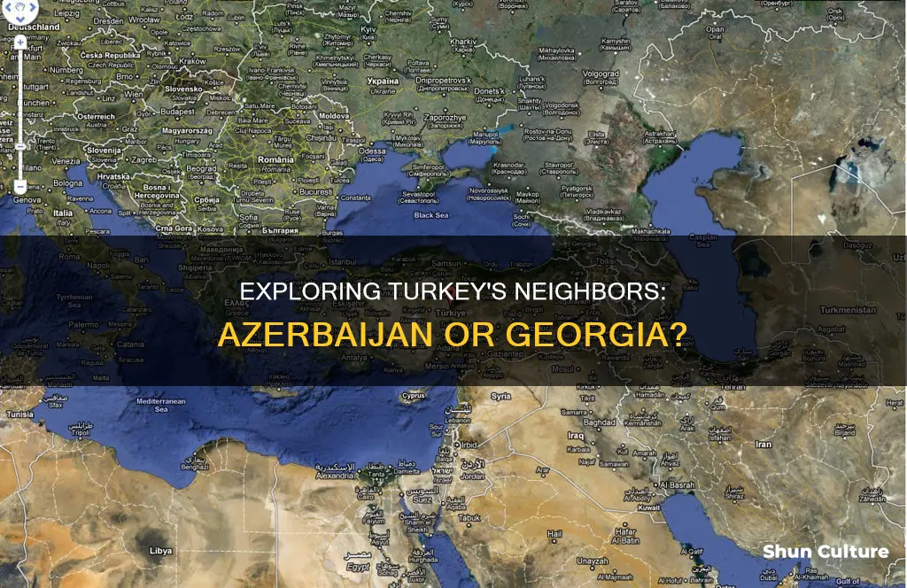 which country is near turkey georgia or azerbaijan