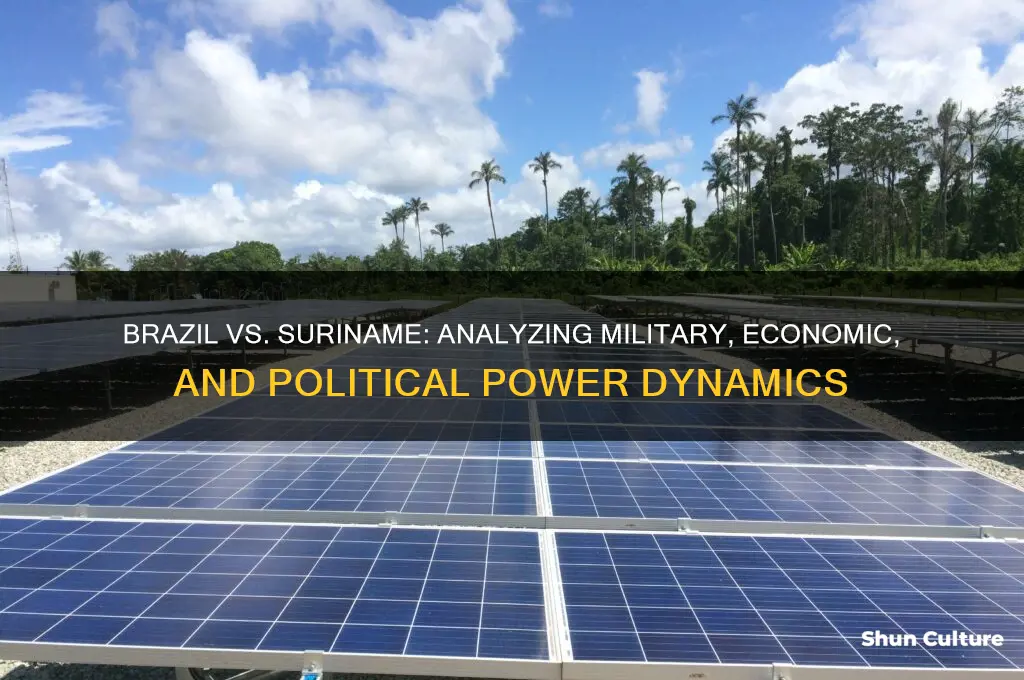 which country is powerful brazil and suriname