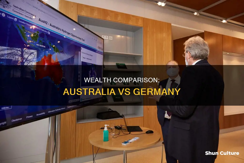 which country is richer australia or germany