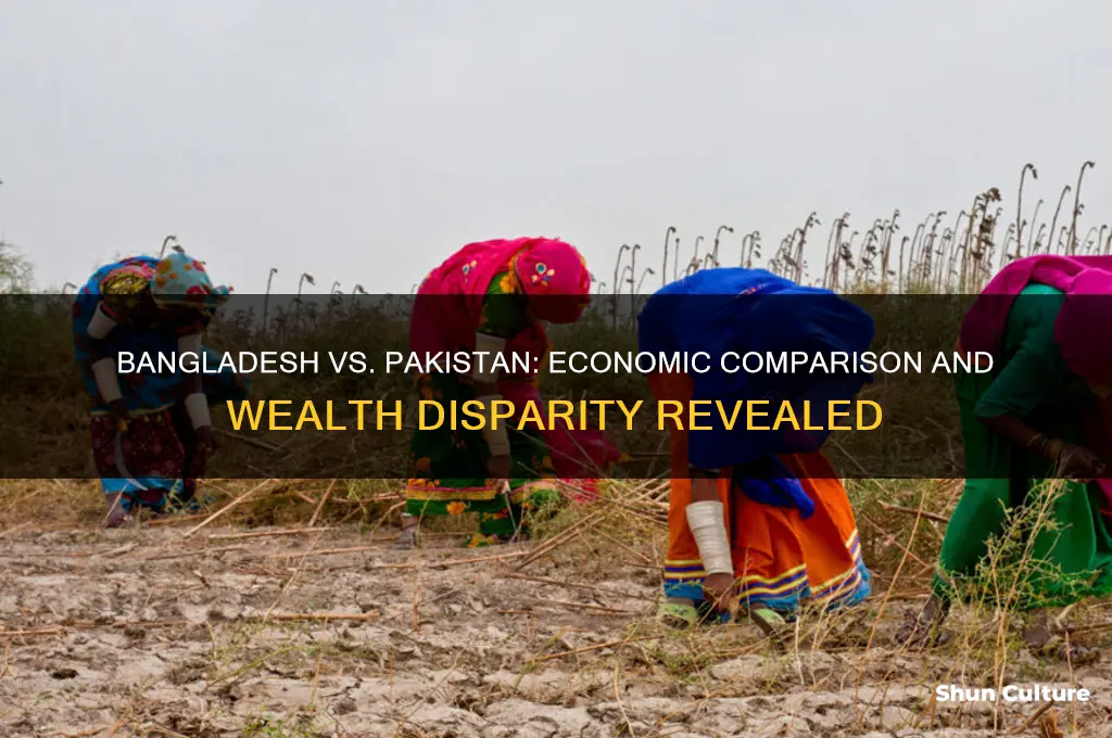 which country is richer bangladesh or pakistan