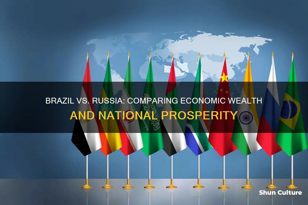 which country is richer brazil or russia