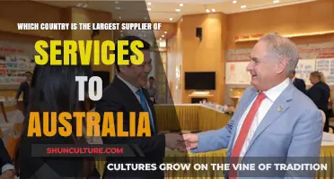 Who Supplies Services to Australia?