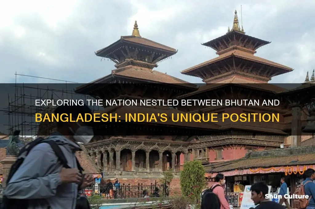 which country lies between bhutan and bangladesh