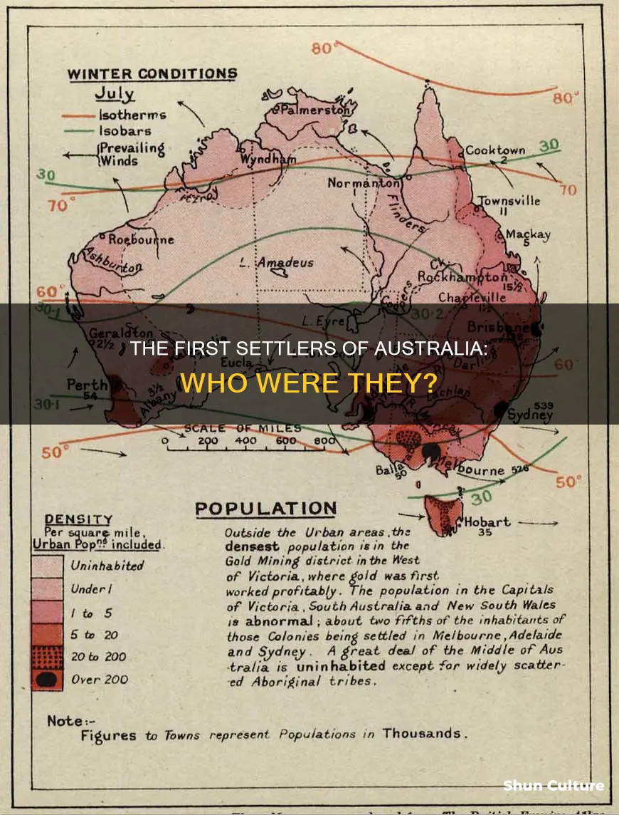 which country settled australia