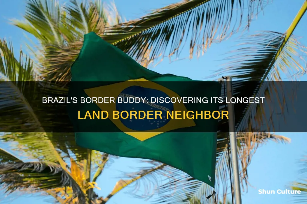 which country shares the longest land border with brazil