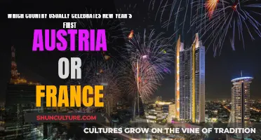 Celebrating New Year's: Austria vs. France, Who's First?
