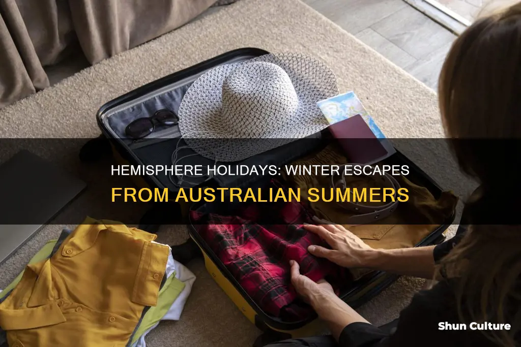which country would be experiencing winter when australia has summer