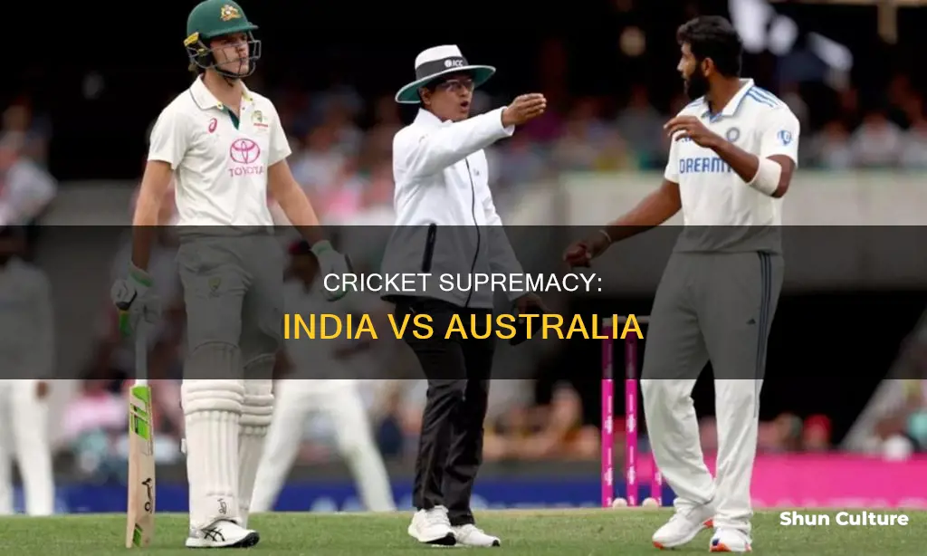 which cricket team is better india or australia