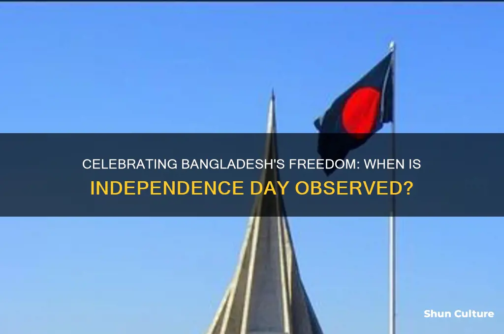 which day is independence day of bangladesh