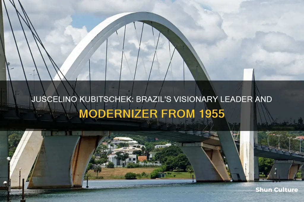 which describes juscelino kubitschek who began ruling brazil in 1955