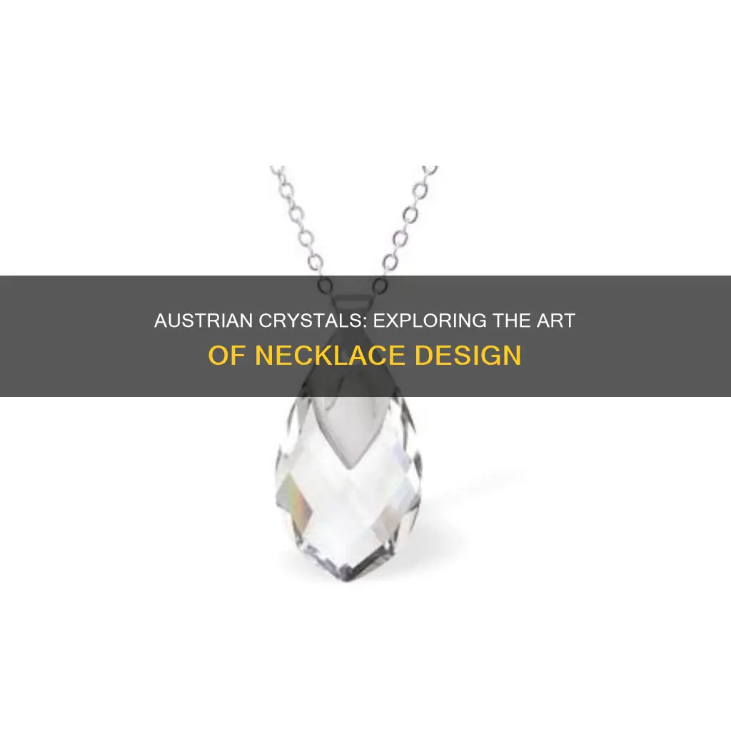 which designer makes necklaces with austrian crystals