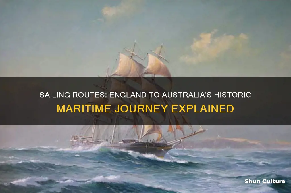 which direction did boats go from england to australia