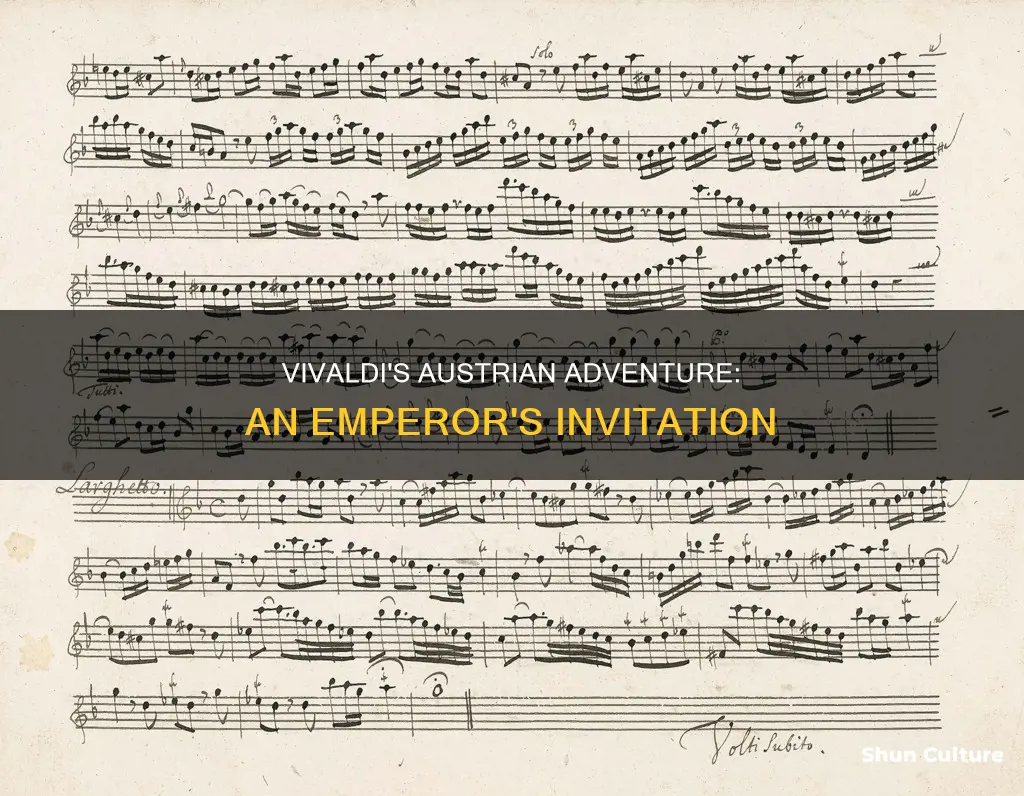which emperor convince vivaldi to go to austria
