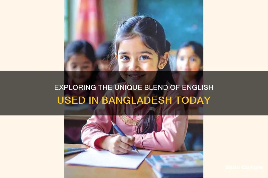 which english is used in bangladesh