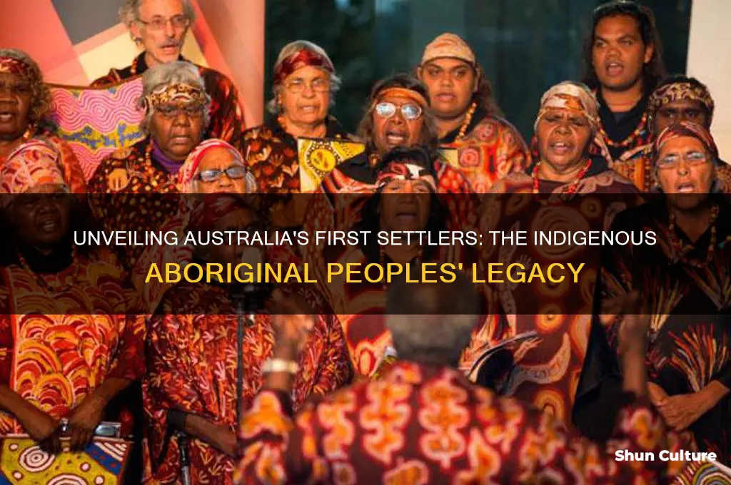 which ethnic group first settled australia