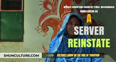 Which European Nation First Acknowledged Bangladesh's Independence?