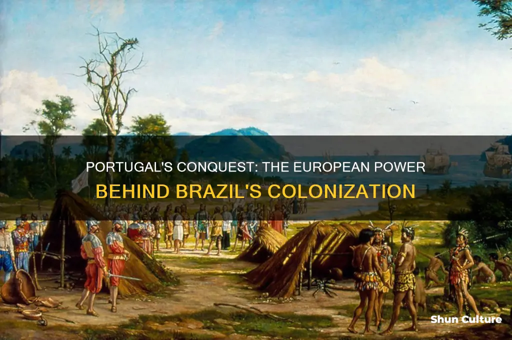 which european country laid claim to brazil