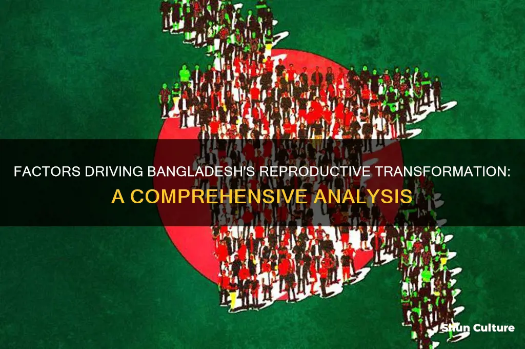 which factors accounted for the reproductive change in bangladesh