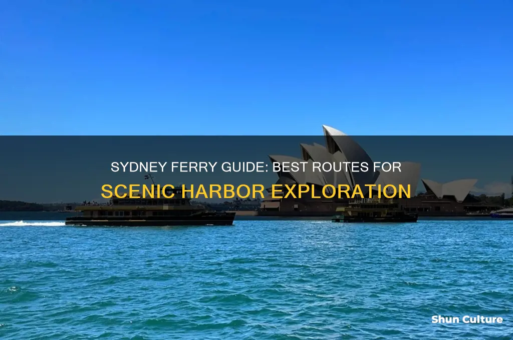 which ferry should I take in sydney australia