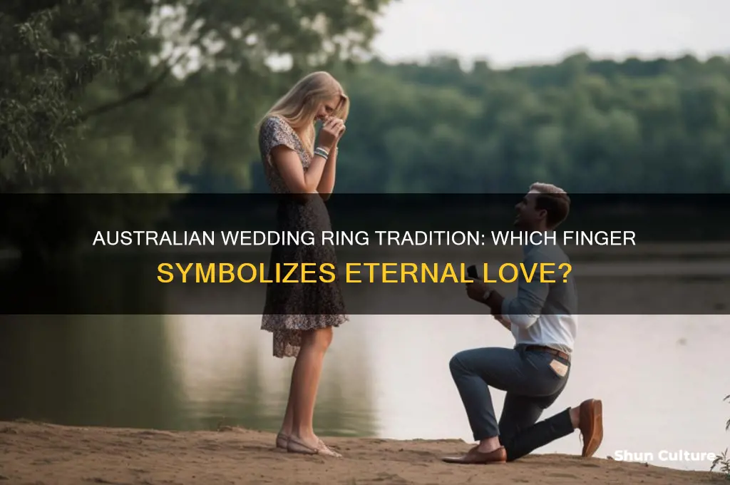 which finger does the wedding ring go on in australia