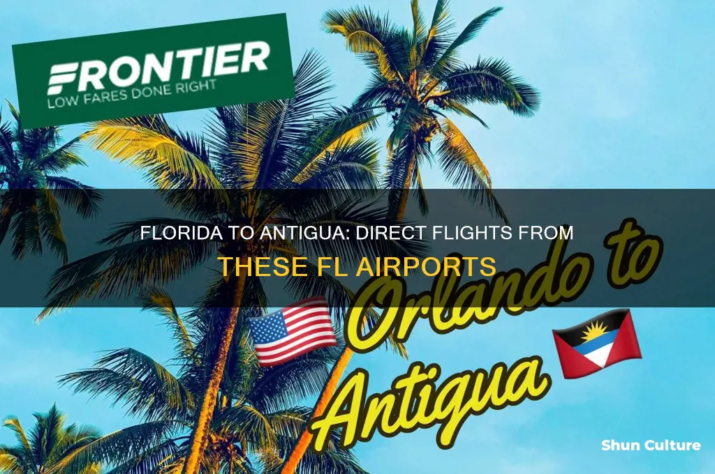 which fl airports have flights to antigua