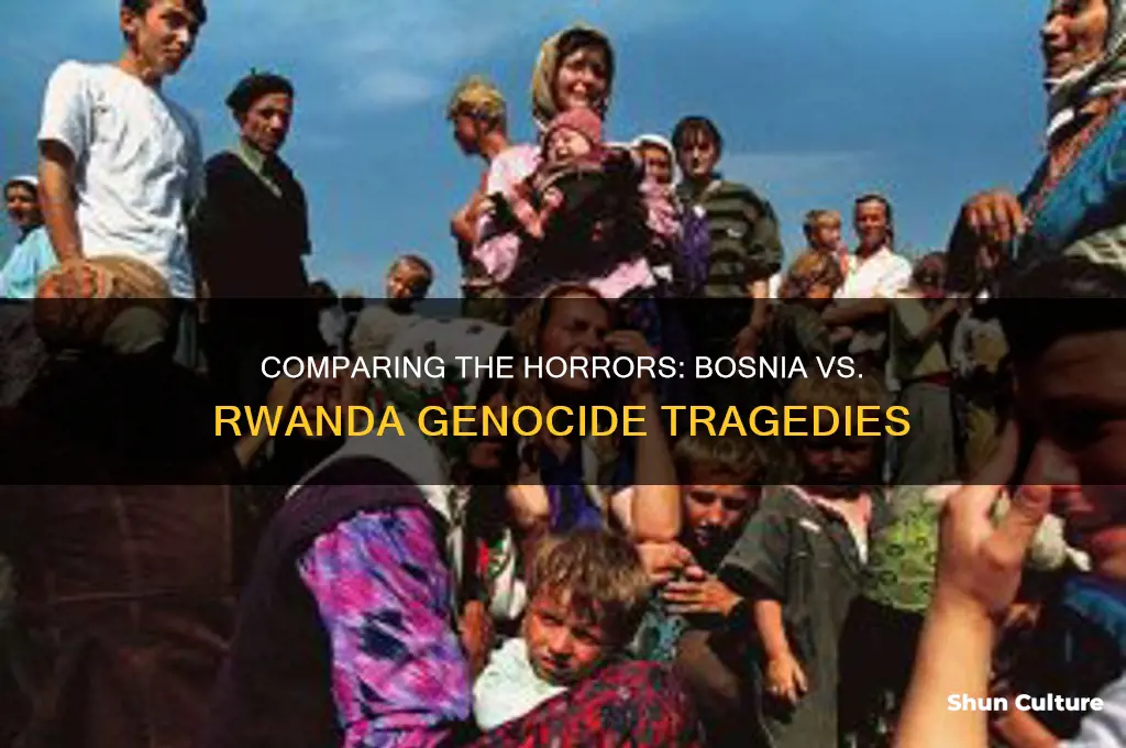 which genocide was worse bosnia or rwanda