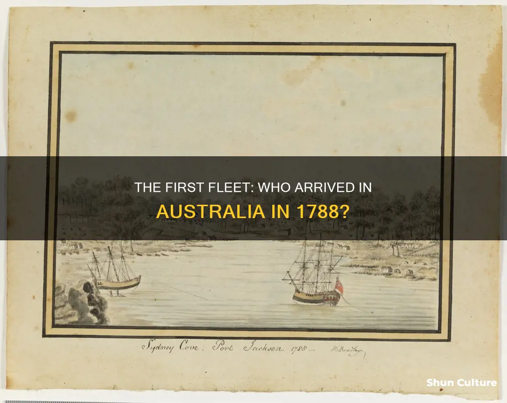 which group of people arrived in australia in 1788