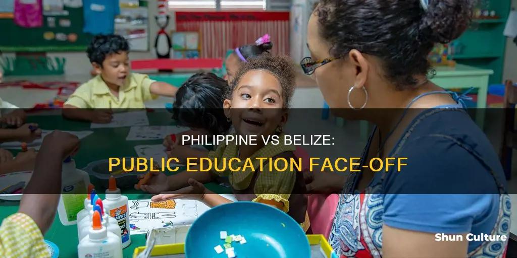 which has better public education philippines vs belize