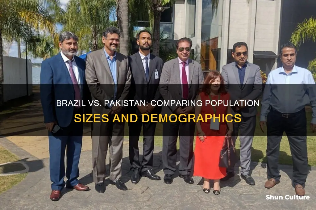 which hasmore people brazil or pakistan