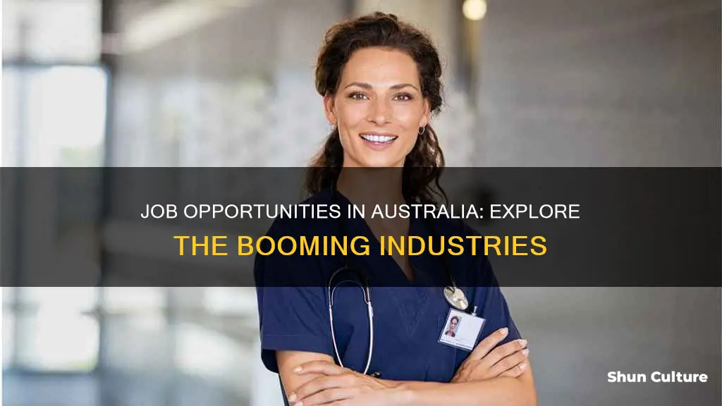 which industry is very good for job oppuchunities in australia