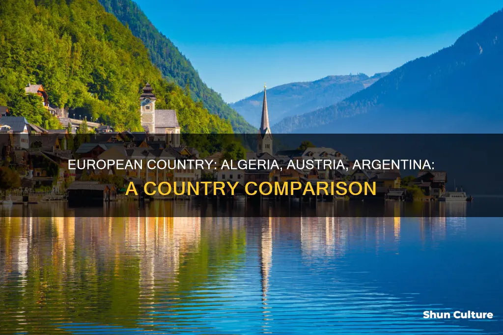 which is a european country algeria austria argentina