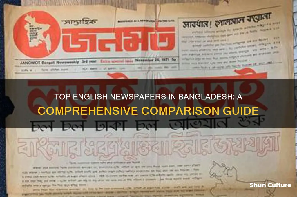 which is the best english newspaper in bangladesh