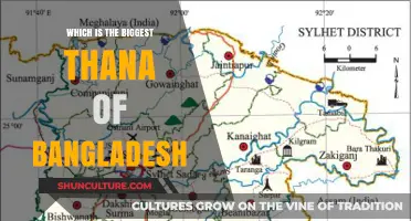 Exploring Bangladesh's Largest Thana: Size, Population, and Significance