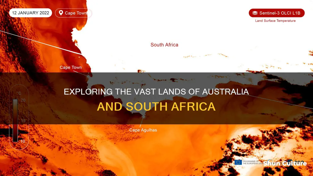 which is the largest country australia or south africa