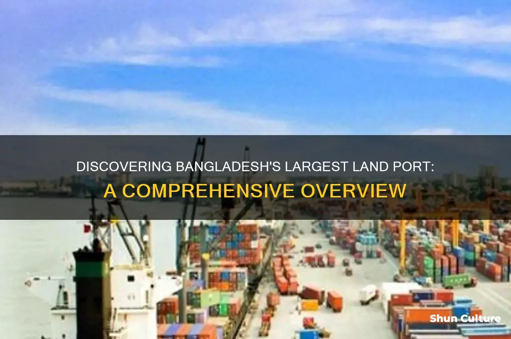 which is the largest land port of bangladesh