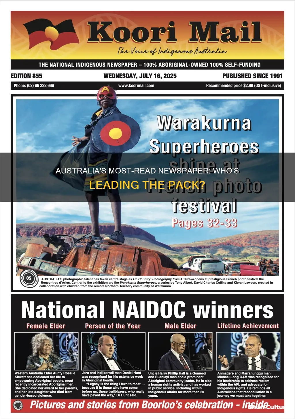 which is the most popular newspaper in australia