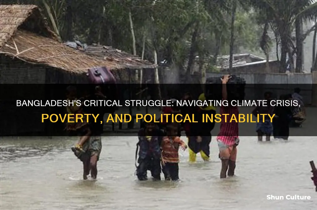 which is the most serious ongoing challeng for modern bangladesh