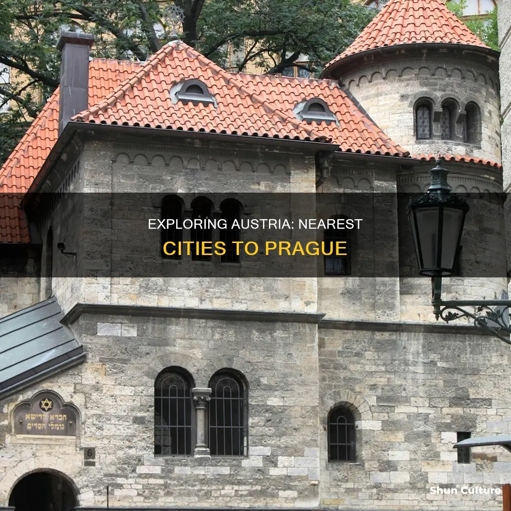 which is the near cities in austria from prague