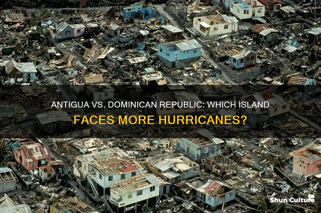 which island have more huricane antigua or dominican republic