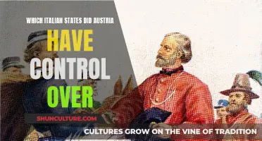 Austria's Control Over Italian States: Mapping the Influence