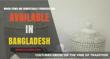 Exploring Bangladesh's Domestic Production: Locally Made Items Available Nationwide