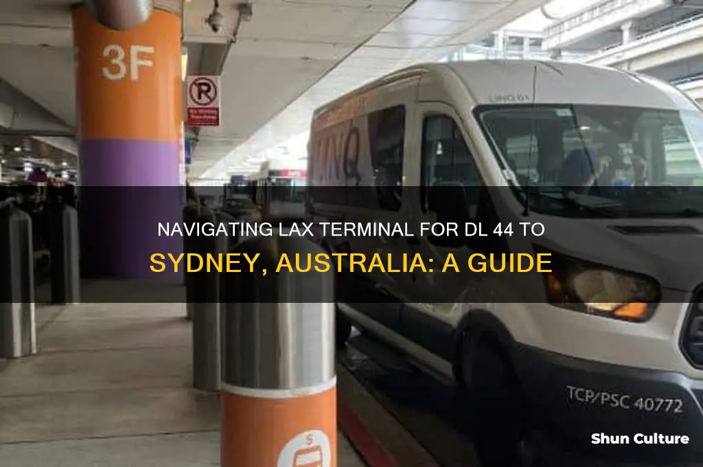 which lax terminal dl 44 sydney australia