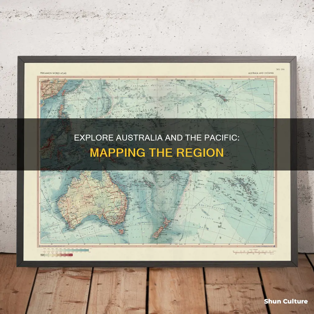 which map of australia and the pacific islands